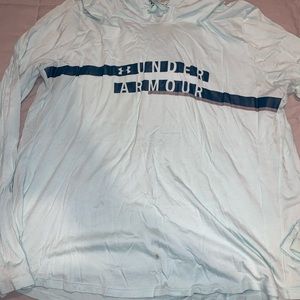 UA lightweight tee hoodie